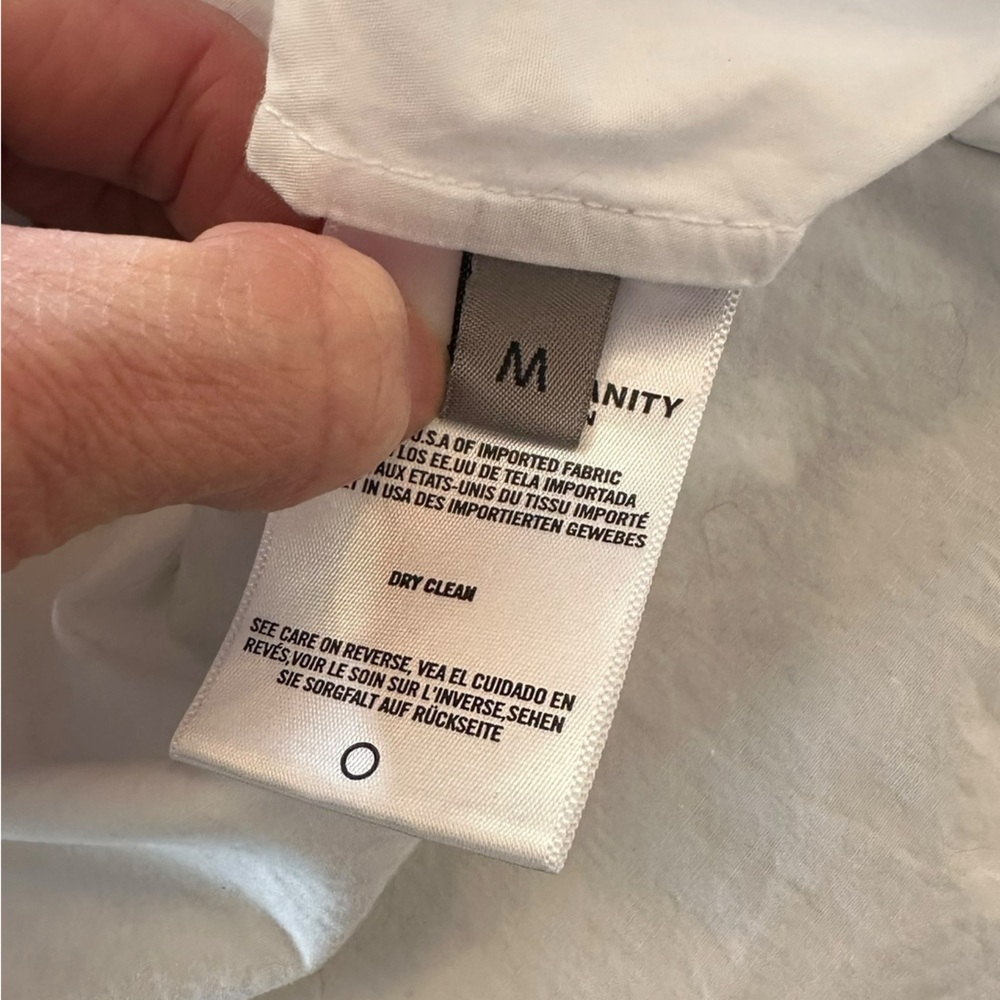 Citizens of Humanity oversized white Button Up Medium - Picture 5 of 15